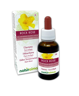 Rock Rose Fiori emozionali o Fiori di Bach liquido analcoolico - Naturalma