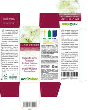 Star of Bethlehem Fiori emozionali o Fiori di Bach liquido analcoolico - Naturalma