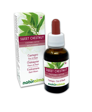 Sweet Chestnut Fiori emozionali o Fiori di Bach liquido analcoolico - Naturalma