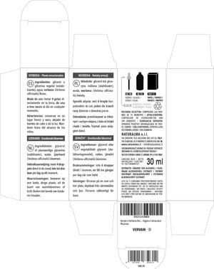 Vervain Fiori emozionali o Fiori di Bach liquido analcoolico - Naturalma