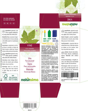 Vine Fiori emozionali o Fiori di Bach liquido analcoolico - Naturalma