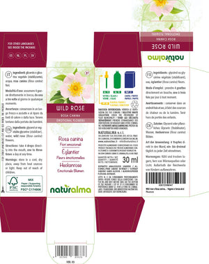 Wild Rose Fiori emozionali o Fiori di Bach liquido analcoolico - Naturalma