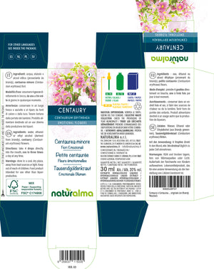 Centaury Fiori emozionali o Fiori di Bach liquido alcoolico - Naturalma