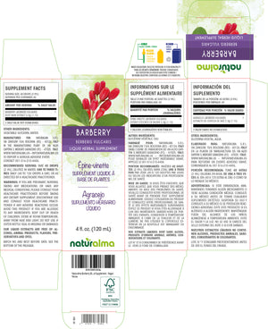 Barberry Alcohol-free liquid tincture - Naturalma - Herbal supplement