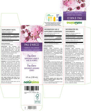 Pau d'arco Alcohol-free liquid tincture - Naturalma - Herbal supplement