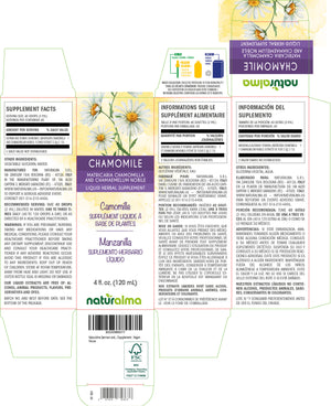 German and Roman Chamomile Alcohol-free liquid tincture - Naturalma - Herbal supplement