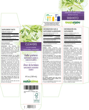 Cleavers Alcohol-free liquid tincture - Naturalma - Herbal supplement
