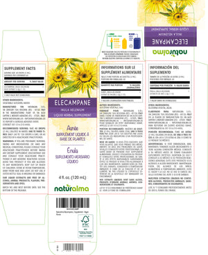 Elecampane Alcohol-free liquid tincture - Naturalma - Herbal supplement