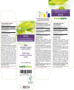 Mate Alcohol-free liquid tincture - Naturalma - Herbal supplement
