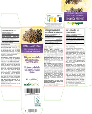 Umbrella polypore Alcohol-free liquid tincture - Naturalma - Herbal supplement