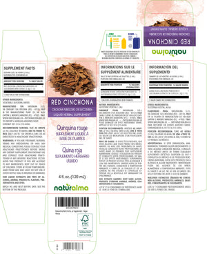 Red Cinchona Alcohol-free liquid tincture - Naturalma - Herbal supplement