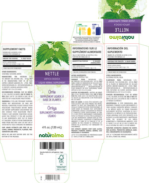 Nettle Alcohol-free liquid tincture - Naturalma - Herbal supplement