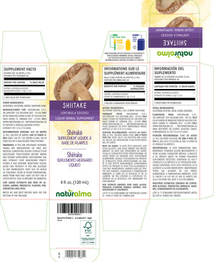 Shiitake Alcohol-free liquid tincture - Naturalma - Herbal supplement