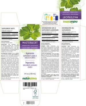 Masterwort Alcohol-free liquid tincture - Naturalma - Herbal supplement