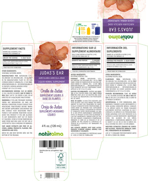 Judas's ear Alcohol-free liquid tincture - Naturalma - Herbal supplement