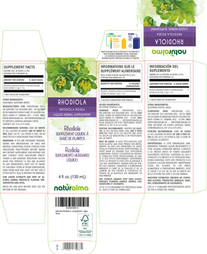 Rhodiola rosea Alcohol-free liquid tincture - Naturalma - Herbal supplement