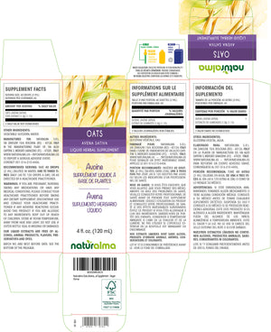 Oats Alcohol-free liquid tincture - Naturalma - Herbal supplement