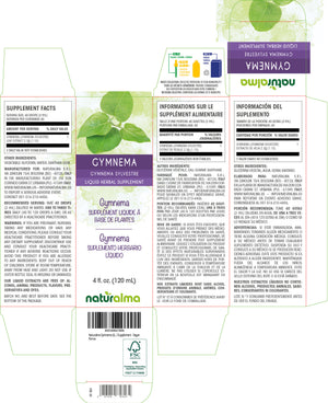Gymnema Alcohol-free liquid tincture - Naturalma - Herbal supplement