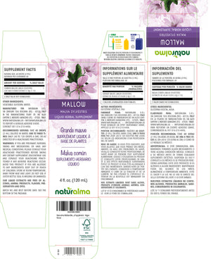 Mallow Alcohol-free liquid tincture - Naturalma - Herbal supplement